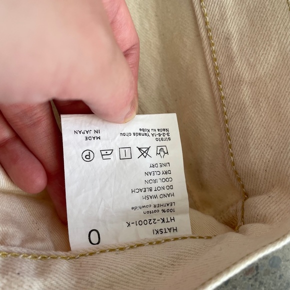 HATSKI Loose Tapered Selvedge Denim - Ecru - Picture 5 of 16